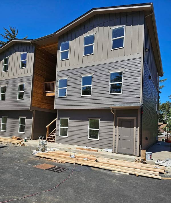 Newly built home ready for post-construction cleaning