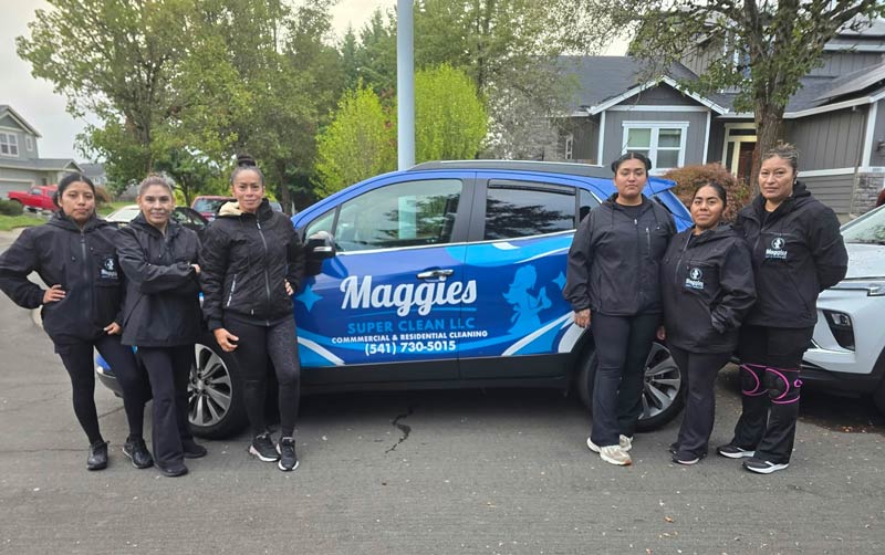 The Maggie's Super Clean crew
