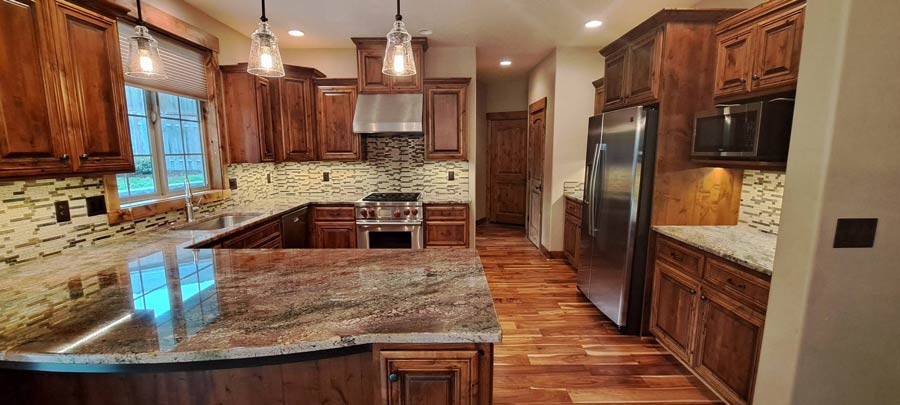 Sparkling clean kitchen
